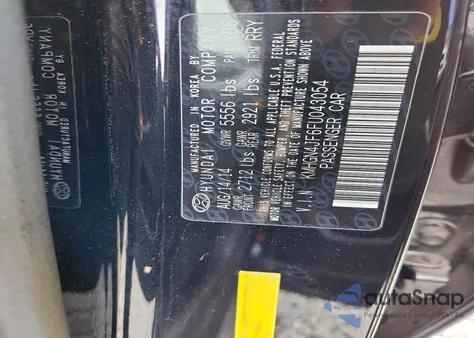 2015 Hyundai Genesis 5.0L from USA, damaged, VIN KMHGN4JF6FU043054